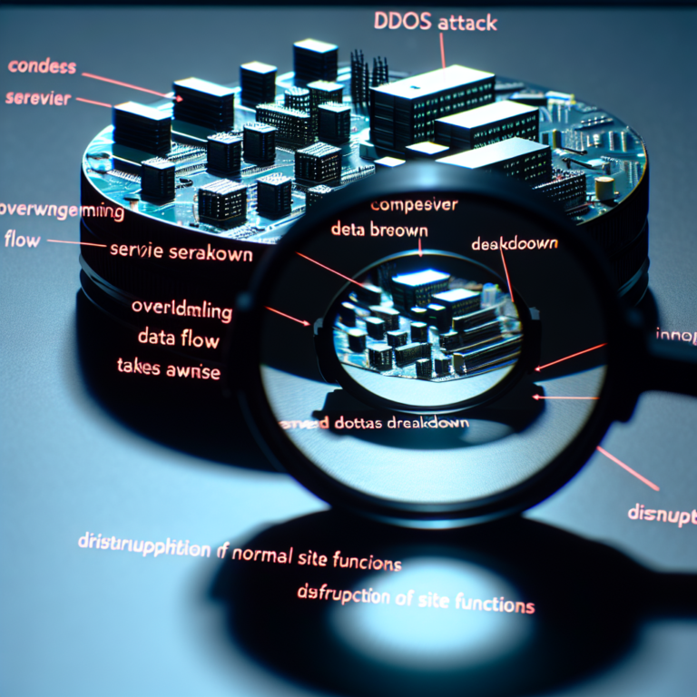 How a DDoS Attack Takes Down a Website