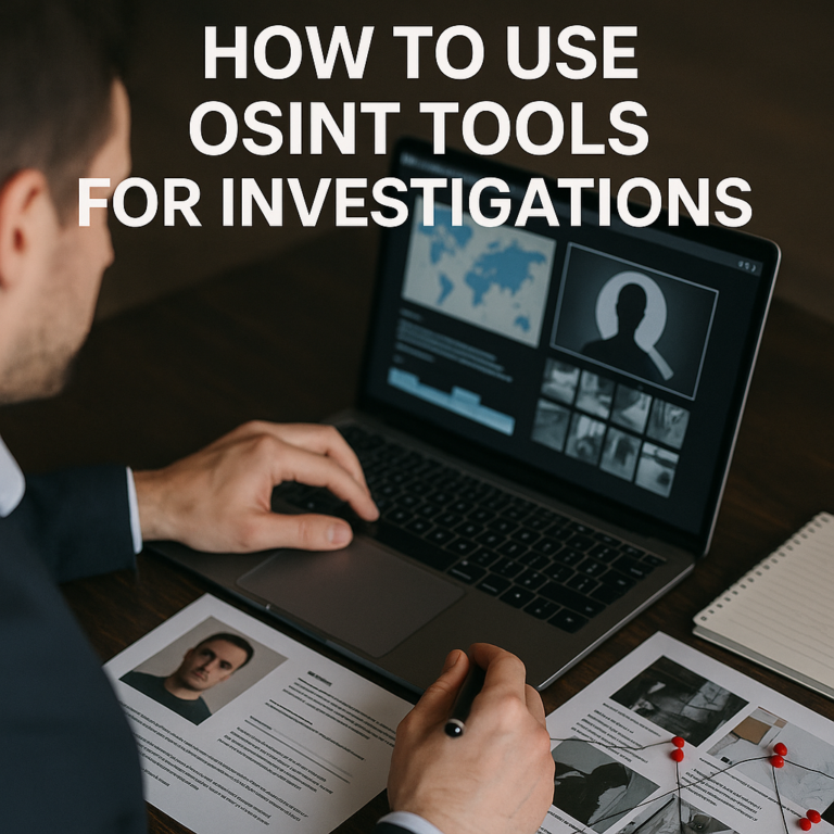 How to Use OSINT Tools for Investigations
