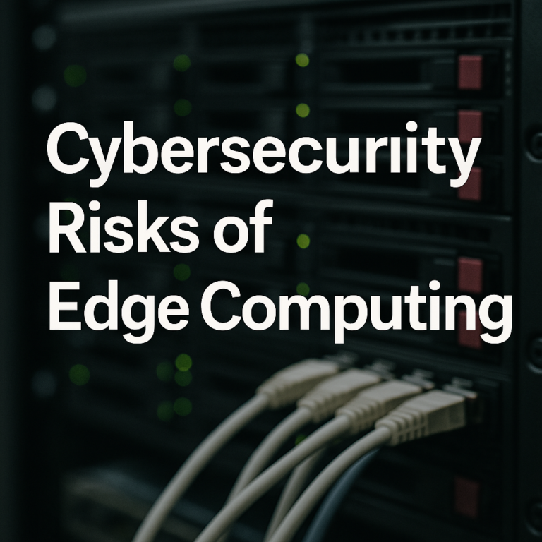 Cybersecurity Risks of Edge Computing