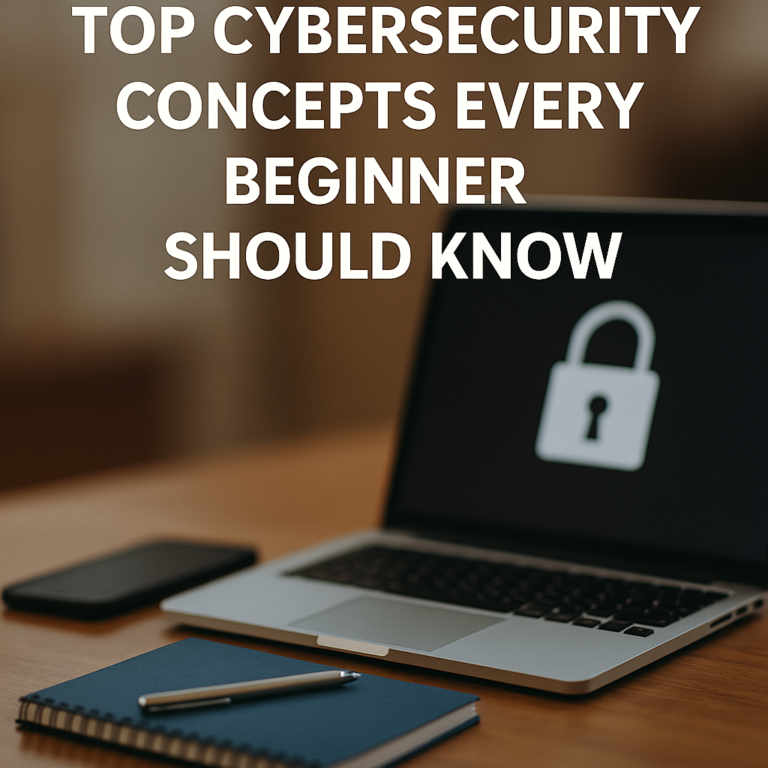 Top Cybersecurity Concepts Every Beginner Should Know